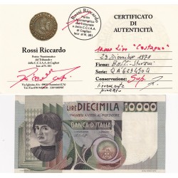 10000 LIRE CASTAGNO 29 DICEMBRE 1978    SUP
